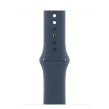 Apple Watch Series 9 GPS + Cellular 41mm – Silver Aluminium Case with Storm Blue Sport Band
