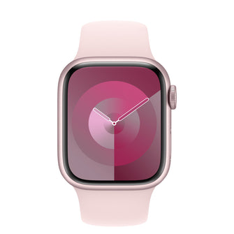 Apple Watch Series 9 (GPS) 41mm Pink Aluminum Case with Light Pink Sport Band