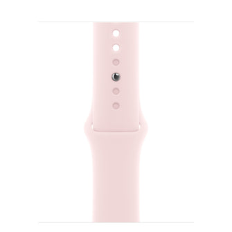 Apple Watch Series 9 (GPS) 41mm Pink Aluminum Case with Light Pink Sport Band