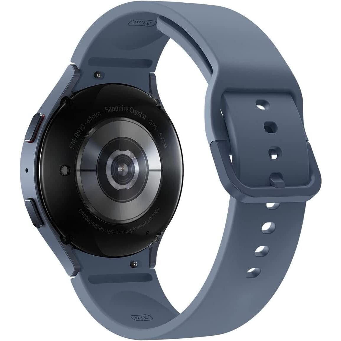 Samsung,Samsung Galaxy Watch5 Bluetooth NFC GPS Aluminium 44mm Sapphire - SM-R910NZBAEUA - Gadcet.com