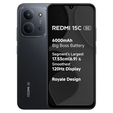 REDMI 15C 256GB 4GB RAM Dual SIM Smartphone – Midnight Black Unlocked