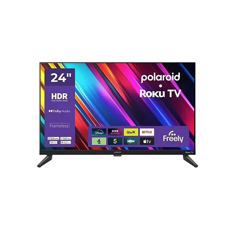 Buy Polaroid,Polaroid P24RRF1315U 24" Roku Smart TV – HD Ready LED HDR Television, Dolby Audio, HDMI, Wi-Fi, Freely, USB, Black - Gadcet UK | UK | London | Scotland | Wales| Near Me | Cheap | Pay In 3 | Televisions
