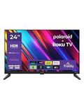 Polaroid P24RRF1315U 24" Roku Smart TV – HD Ready LED HDR Television, Dolby Audio, HDMI, Wi-Fi, Freely, USB, Black