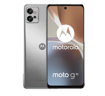Motorola,Moto G32 4G 64GB Storage, 4GB RAM, Dual SIM - Satin Silver - Unlocked - Gadcet.com