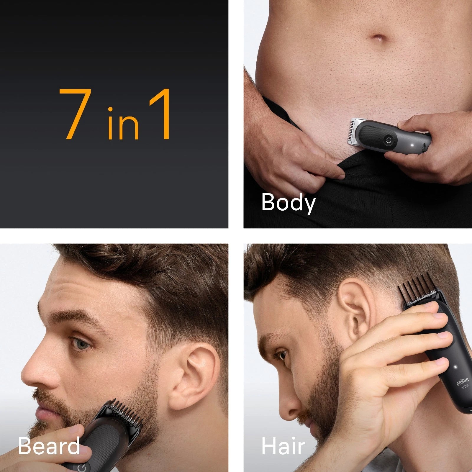 Buy Braun,Braun Series 5 AIO5520 7-in-1 Wet & Dry Trimmer – Grey - Gadcet UK | UK | London | Scotland | Wales| Near Me | Cheap | Pay In 3 | Hair Clippers & Trimmers