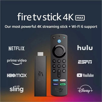 Buy Amazon,Amazon Fire TV Stick 4K Max (2nd Gen) with Wi-Fi 6 and Alexa Voice Remote - Gadcet UK | UK | London | Scotland | Wales| Near Me | Cheap | Pay In 3 | Streaming & Home Media Players