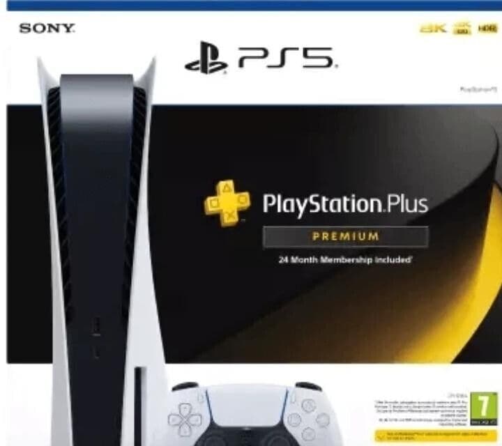 Sony PS5 Disc Console PlayStation Plus Premium 24 Month Subscription