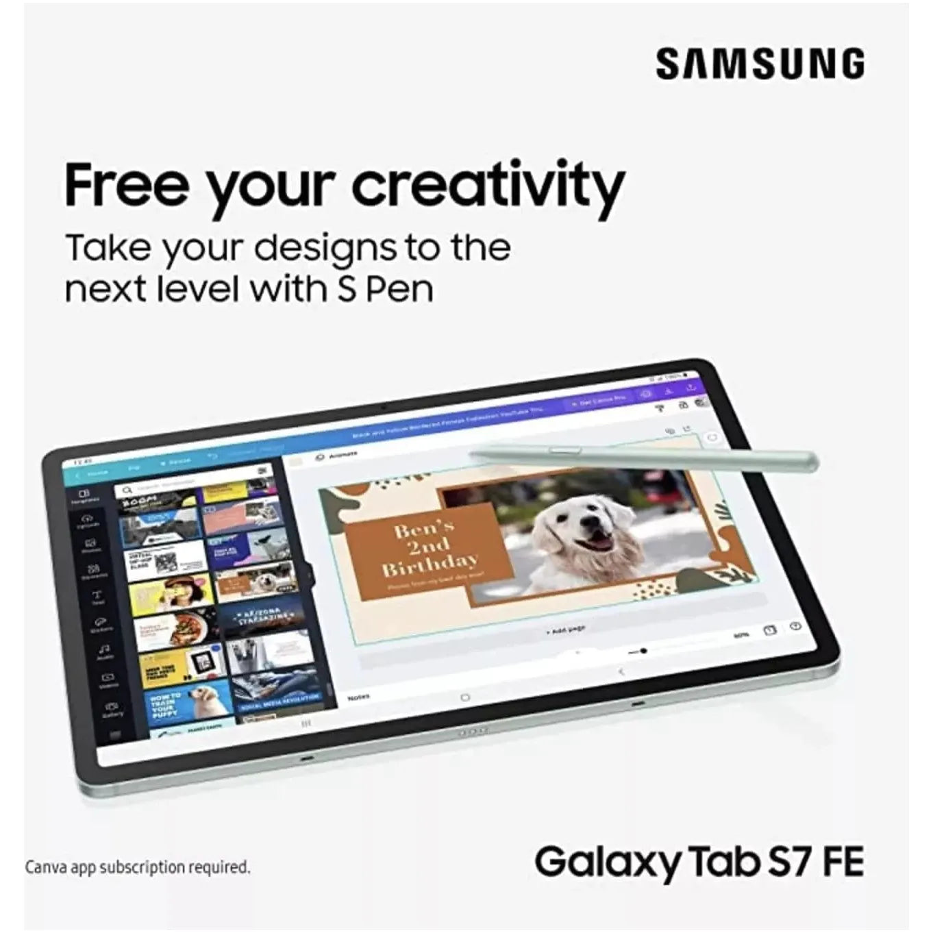 Buy Samsung,Samsung Galaxy Tab S7 FE 12.4" 128GB Tablet - Mystic Silver - Gadcet UK | UK | London | Scotland | Wales| Near Me | Cheap | Pay In 3 | Tablet Computers