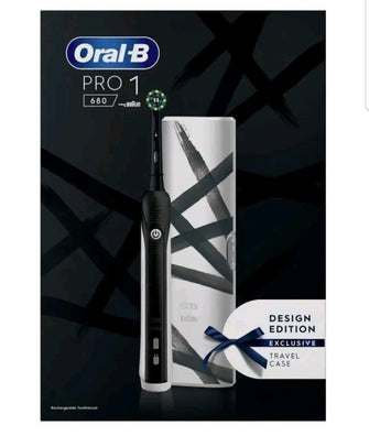 Buy Oral-B,ORAL B CrossAction PRO 1 680 Electric Toothbrush - Black - Gadcet.com | UK | London | Scotland | Wales| Ireland | Near Me | Cheap | Pay In 3 | Health Care