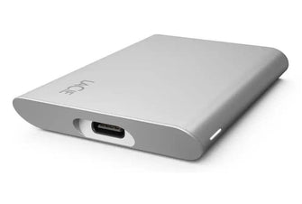 Lacie,LaCie Portable 1TB SSD with USB-C cable - Silver - Gadcet.com