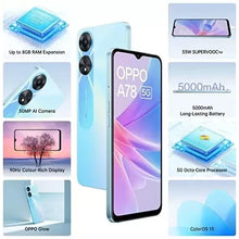 Buy Oppo,Oppo A78 5G – 8GB RAM, 128GB Storage, Glowing Blue, SIM-Free / Unlocked Smartphone - Gadcet UK | UK | London | Scotland | Wales| Near Me | Cheap | Pay In 3 | Mobile & Smart Phones