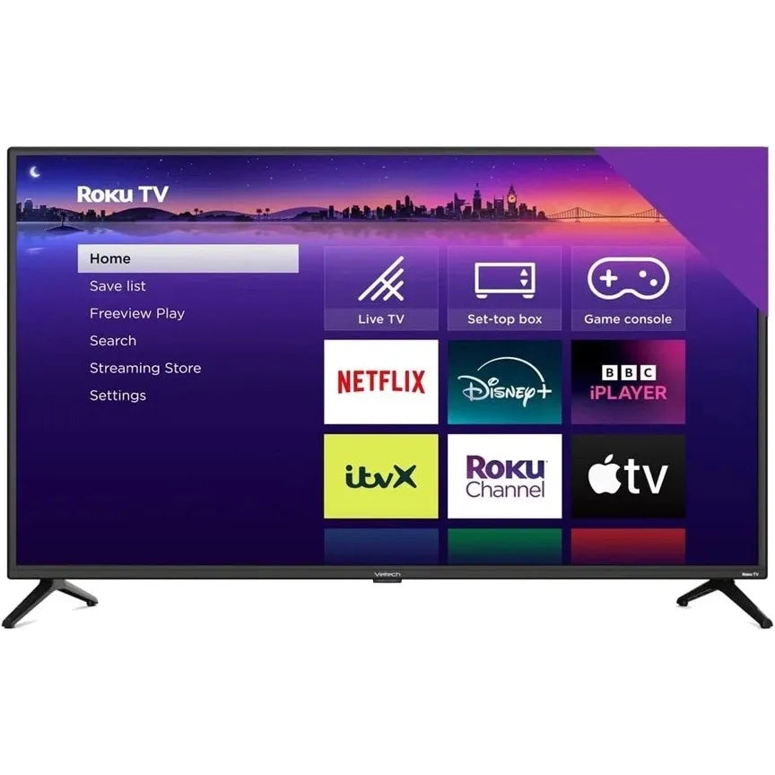 Buy Polaroid,Polaroid P43URF1315U 43" Smart TV 4K Ultra HD LED Roku TV with Dolby Vision & Dolby Audio – Black - Gadcet UK | UK | London | Scotland | Wales| Near Me | Cheap | Pay In 3 | Home Cinema, TV & Video