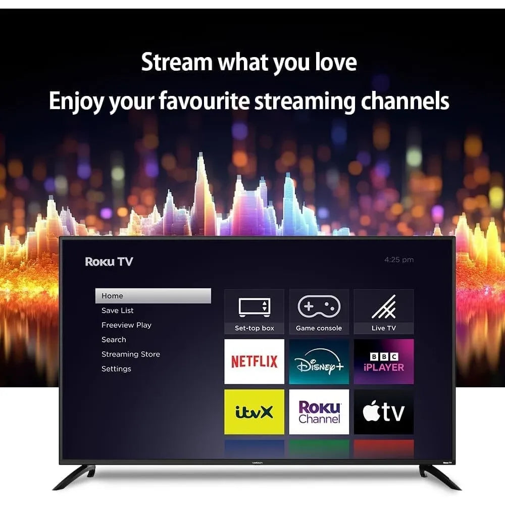 Buy Polaroid,Polaroid P50URF1315U 50 Inch Roku Smart TV – 4K Ultra HD LED UHD TV, Ultra Slim Frame, HDR, Dolby Audio, AirPlay, Wi-Fi - Gadcet UK | UK | London | Scotland | Wales| Near Me | Cheap | Pay In 3 | Televisions