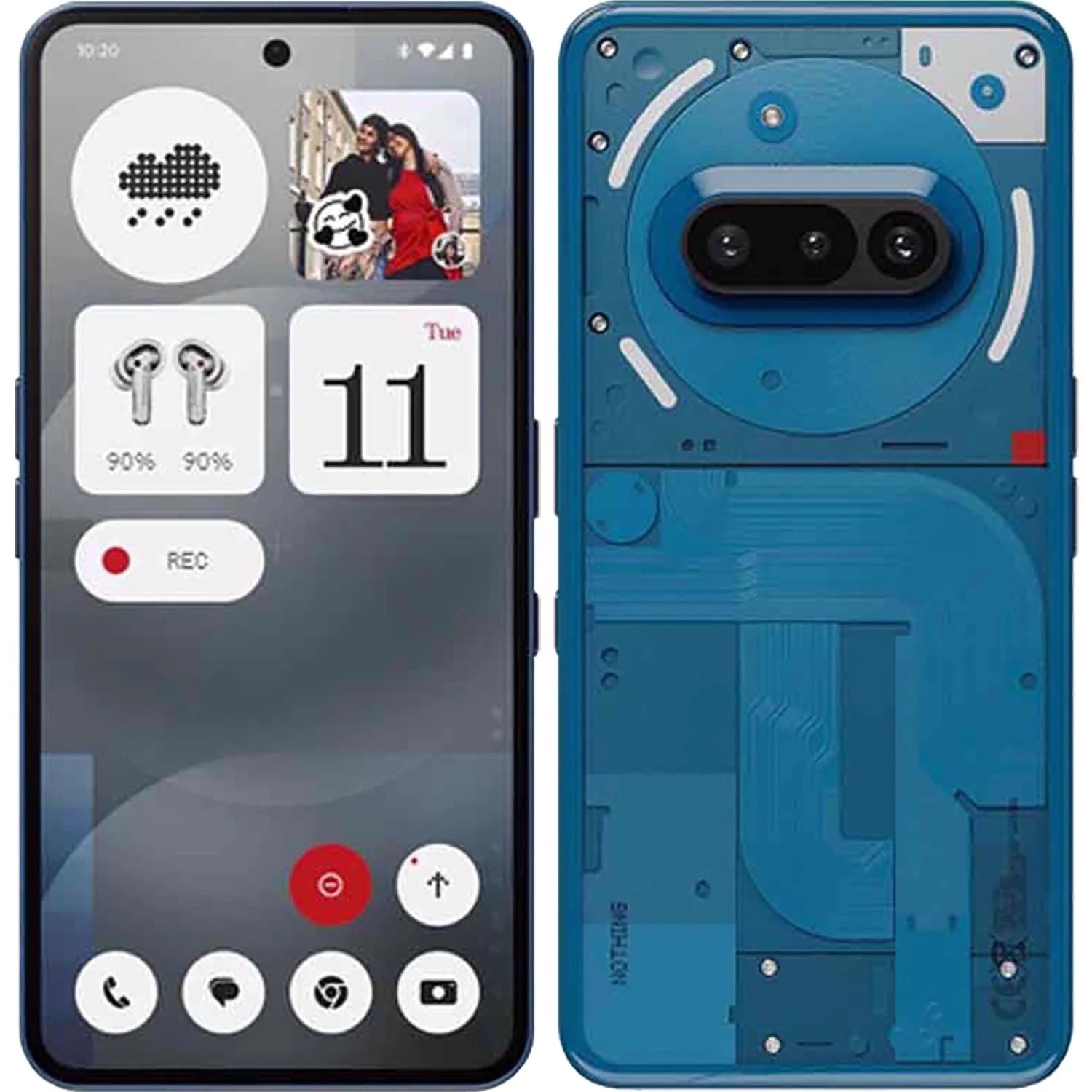Buy Nothing,Nothing Phone (3a) 5G 256GB Blue SIM-Free Unlocked Smartphone – 8GB RAM, 6.77" AMOLED Display, Snapdragon 7s Gen 3, 50MP Triple Camera - Gadcet UK | UK | London | Scotland | Wales| Near Me | Cheap | Pay In 3 | Smartphone