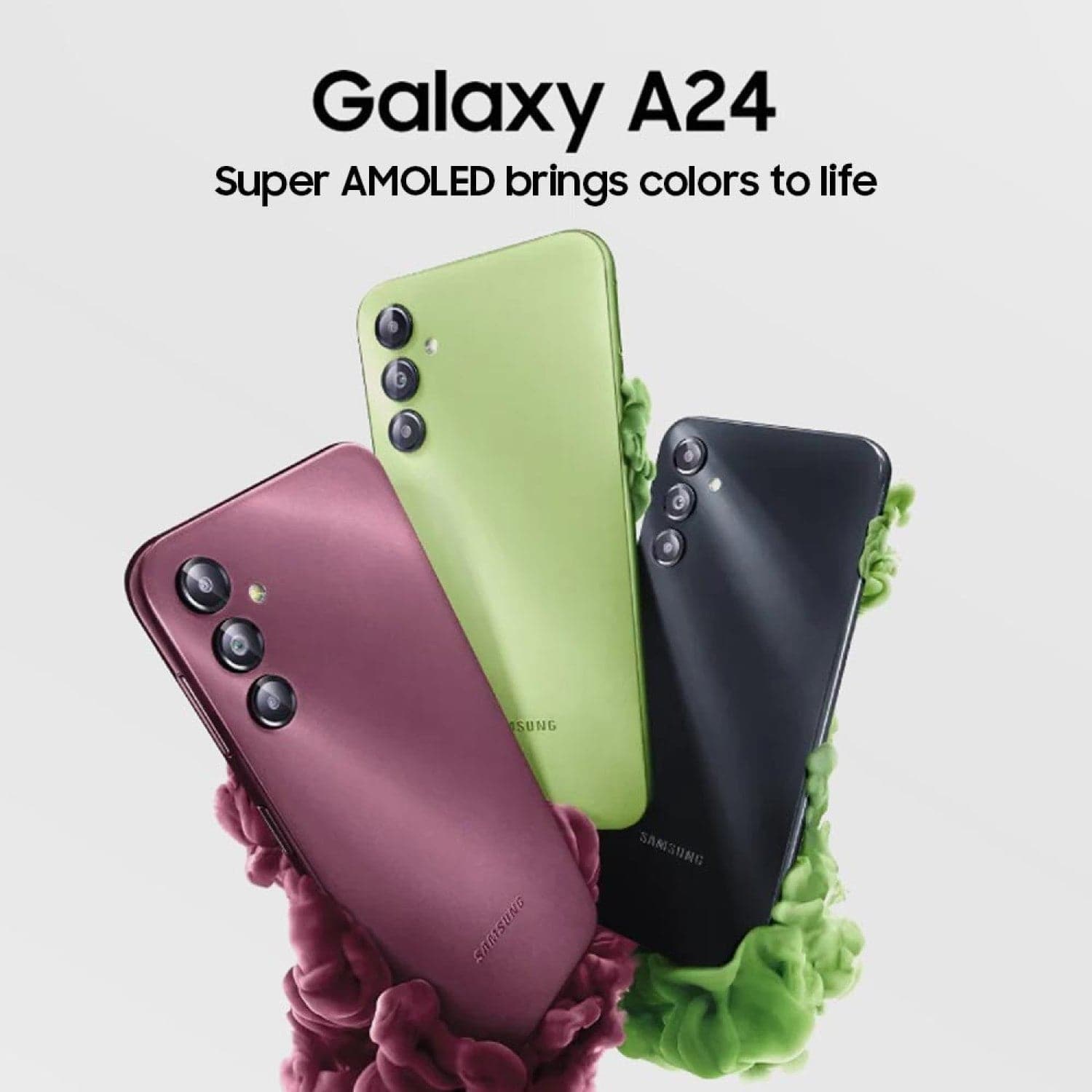 Samsung Galaxy A24 4G 128GB Storage 4GB RAM Dual SIM Light Green samsung-galaxy-a24-4g-128gb-storage-4gb-ram-dual-sim-light-green