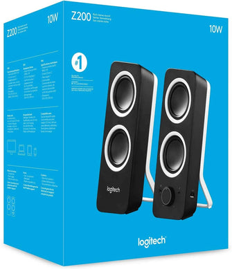 Buy Logitech,Logitech Z200 Multimedia 2.0 PC Speakers - Midnight Black - Gadcet UK | UK | London | Scotland | Wales| Ireland | Near Me | Cheap | Pay In 3 | Speakers