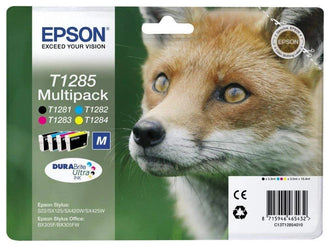Buy ‎EPSON,Epson T1285 Fox Genuine Multipack 4-colours Ink Cartridges Ultra Ink - Gadcet UK | UK | London | Scotland | Wales| Ireland | Near Me | Cheap | Pay In 3 | Toner & Inkjet Cartridge Refills