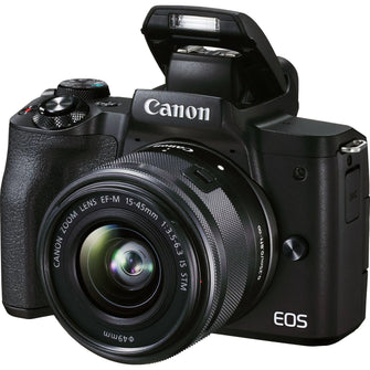 Buy Canon,Canon EOS M50 Mark II + EF-M 15-45mm is STM Kit Black - Gadcet.com | UK | London | Scotland | Wales| Ireland | Near Me | Cheap | Pay In 3 | Cameras