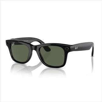 Buy Ray-Ban,Ray-Ban - Meta Wayfarer Smart Glasses - Shiny Black - Plano G15 Green - Gadcet UK | UK | London | Scotland | Wales| Ireland | Near Me | Cheap | Pay In 3 | Sunglasses