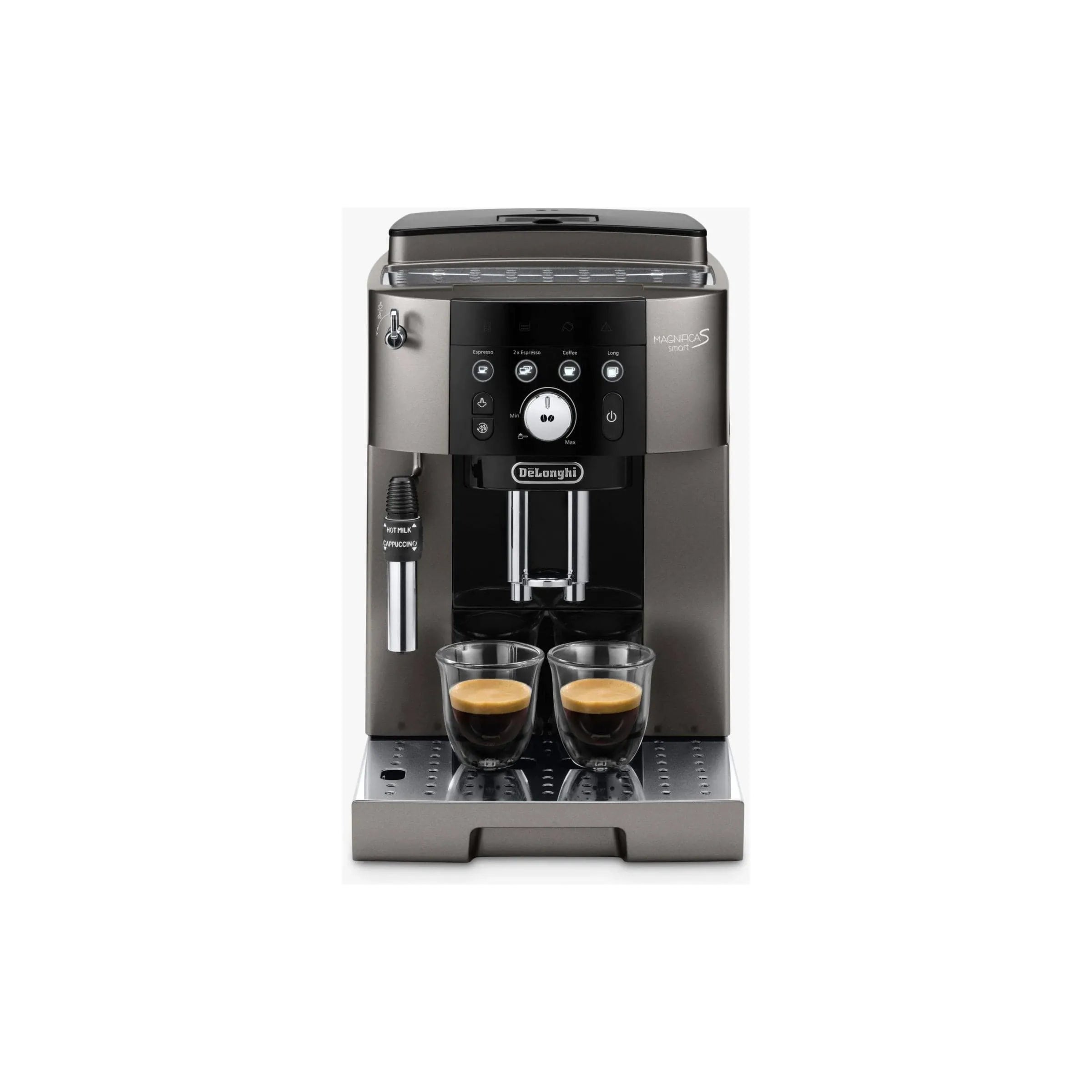 Buy Delonghi,DELONGHI Magnifica S ECAM250.33.TB Bean to Cup Coffee Machine - Titanium Black - Gadcet UK | UK | London | Scotland | Wales| Ireland | Near Me | Cheap | Pay In 3 | Coffee Makers & Espresso Machines