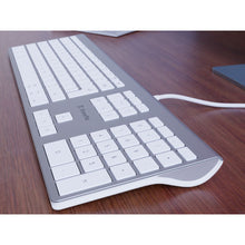 XtremeMac Wired Keyboard USB-C for Mac - Silver