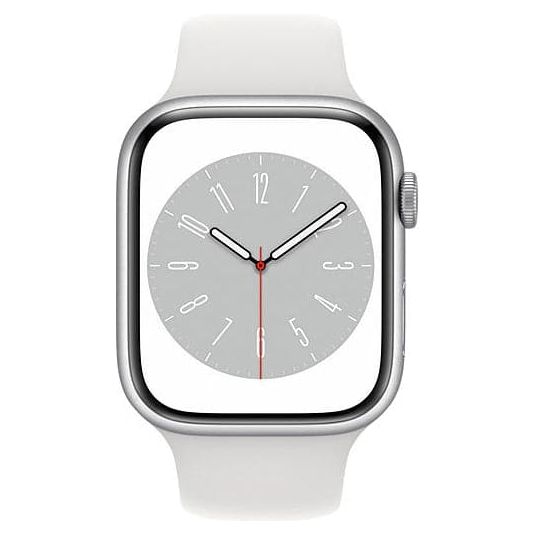 Apple,Apple Watch Series 8 GPS 41mm Alu Case/White Sport Band - MP6K3B/A - Gadcet.com