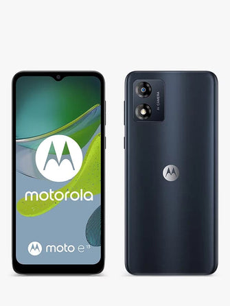 Motorola,Motorola E13 4G 64GB Storage, 2GB RAM - Cosmic Black - Unlocked - Gadcet.com