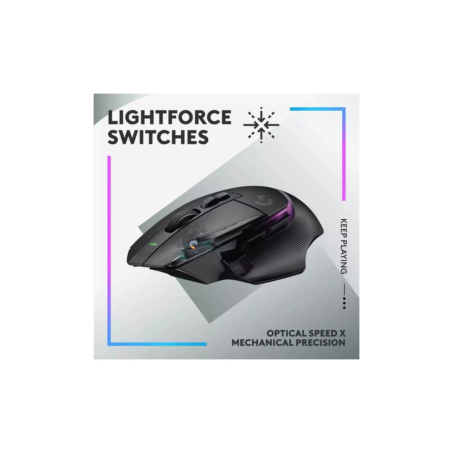 Logitech G502 X Plus Wireless Gaming Mouse - Black