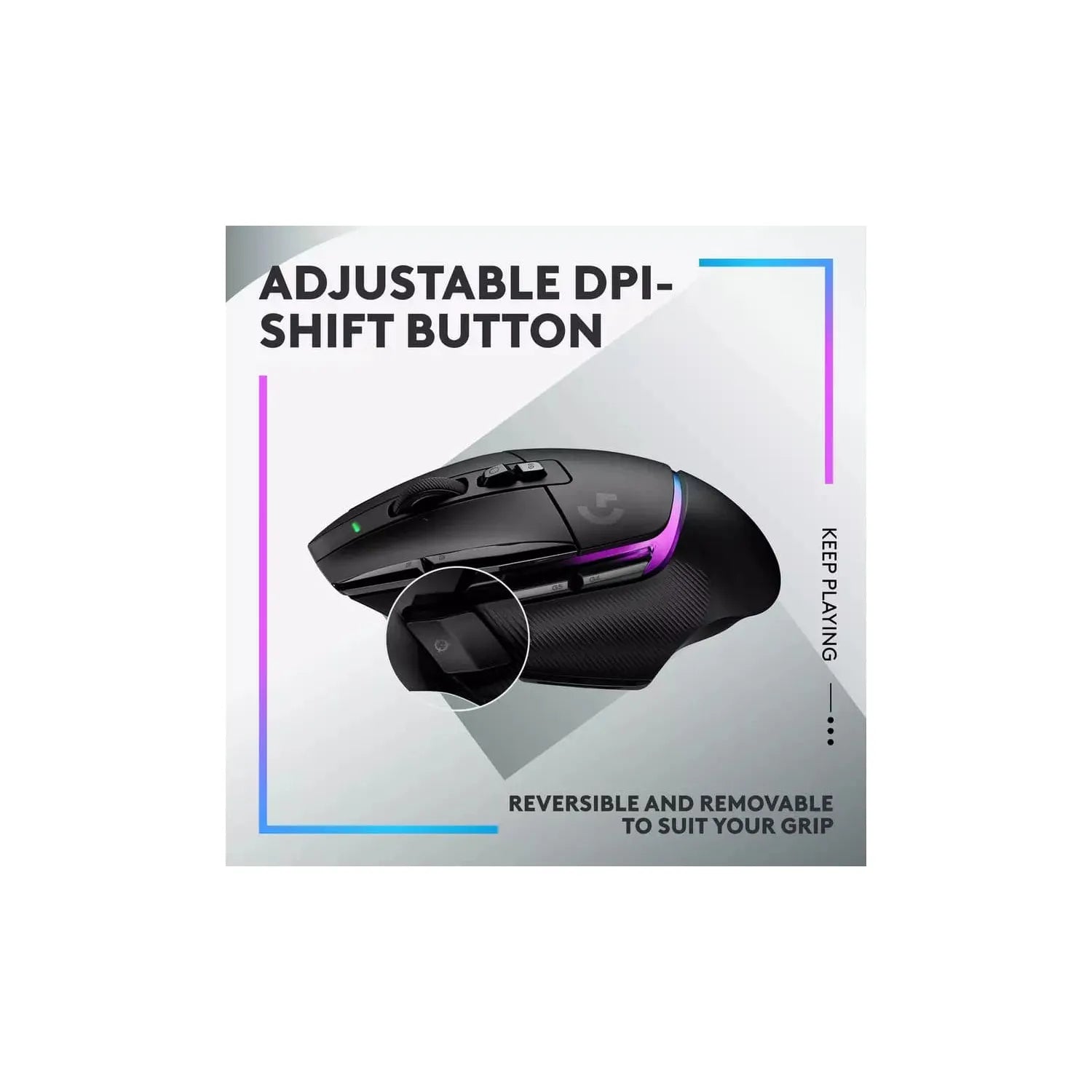 Logitech G502 X Plus Wireless Gaming Mouse - Black