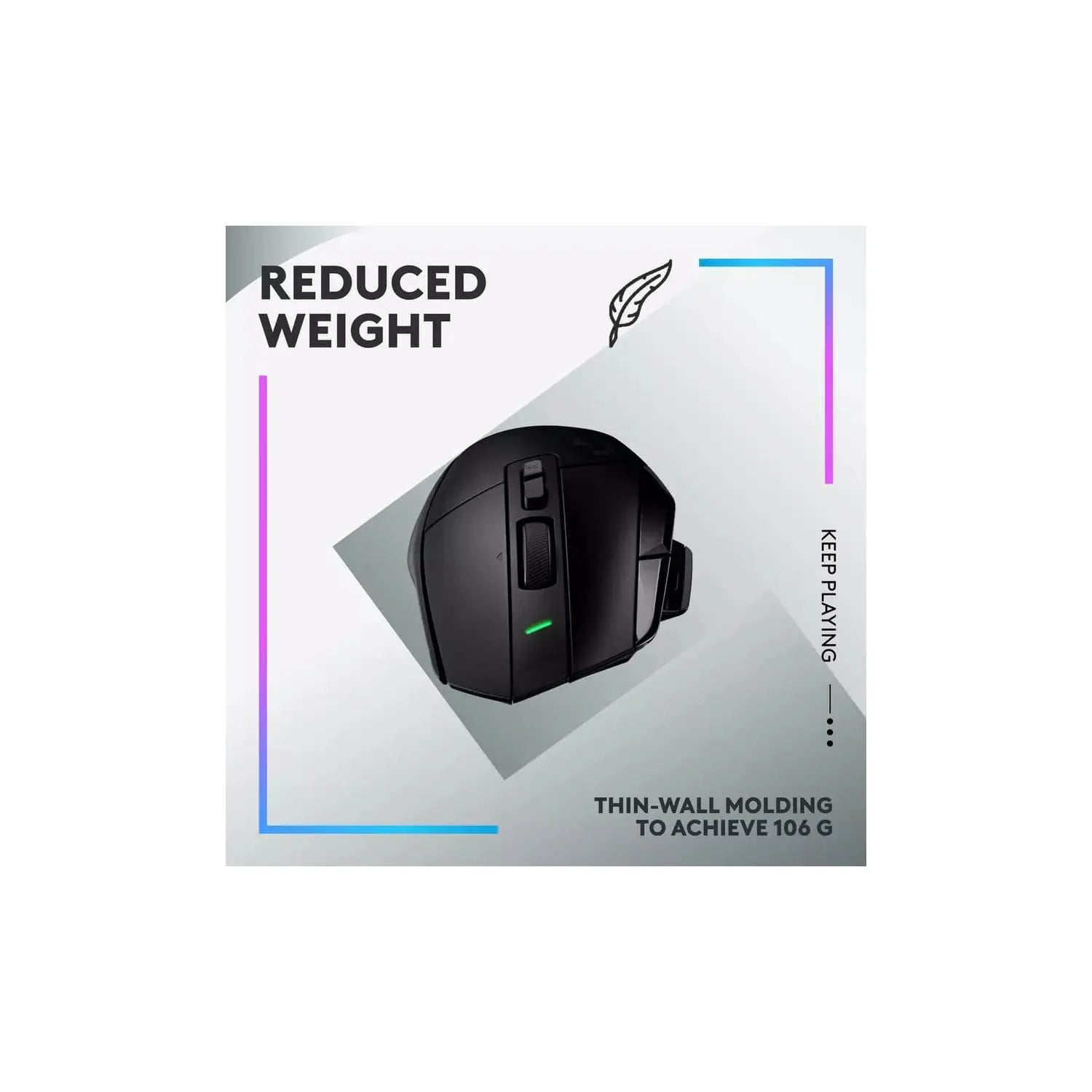 Logitech G502 X Plus Wireless Gaming Mouse - Black