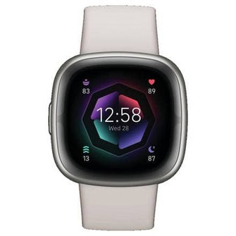Buy Fitbit,Fitbit Sense Smart Watch - Lunar White - Gadcet.com | UK | London | Scotland | Wales| Ireland | Near Me | Cheap | Pay In 3 | smart watch