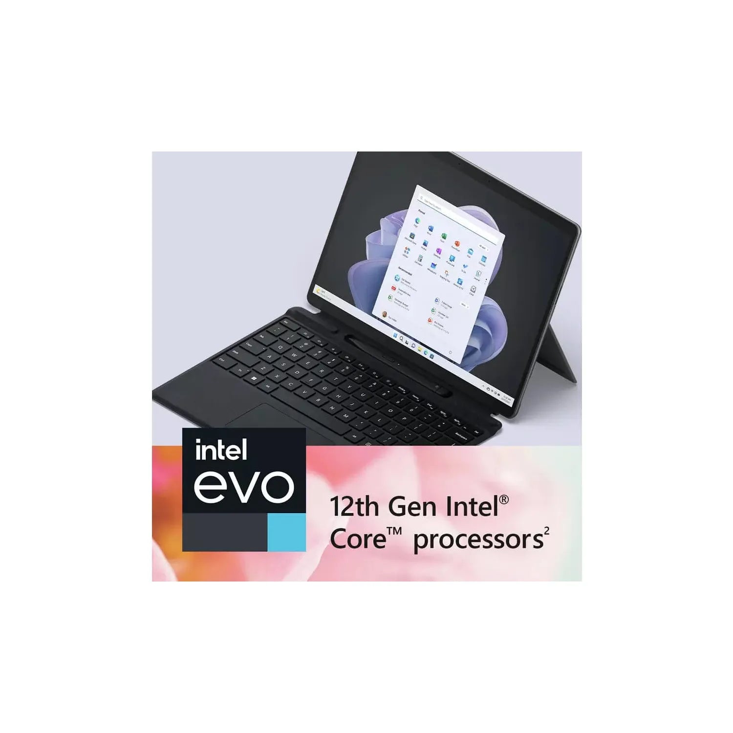 Microsoft Surface Pro 9 13in, Intel Core i5 - 1235U, 8GB 256GB 2-in-1 Laptop - QEZ-00020