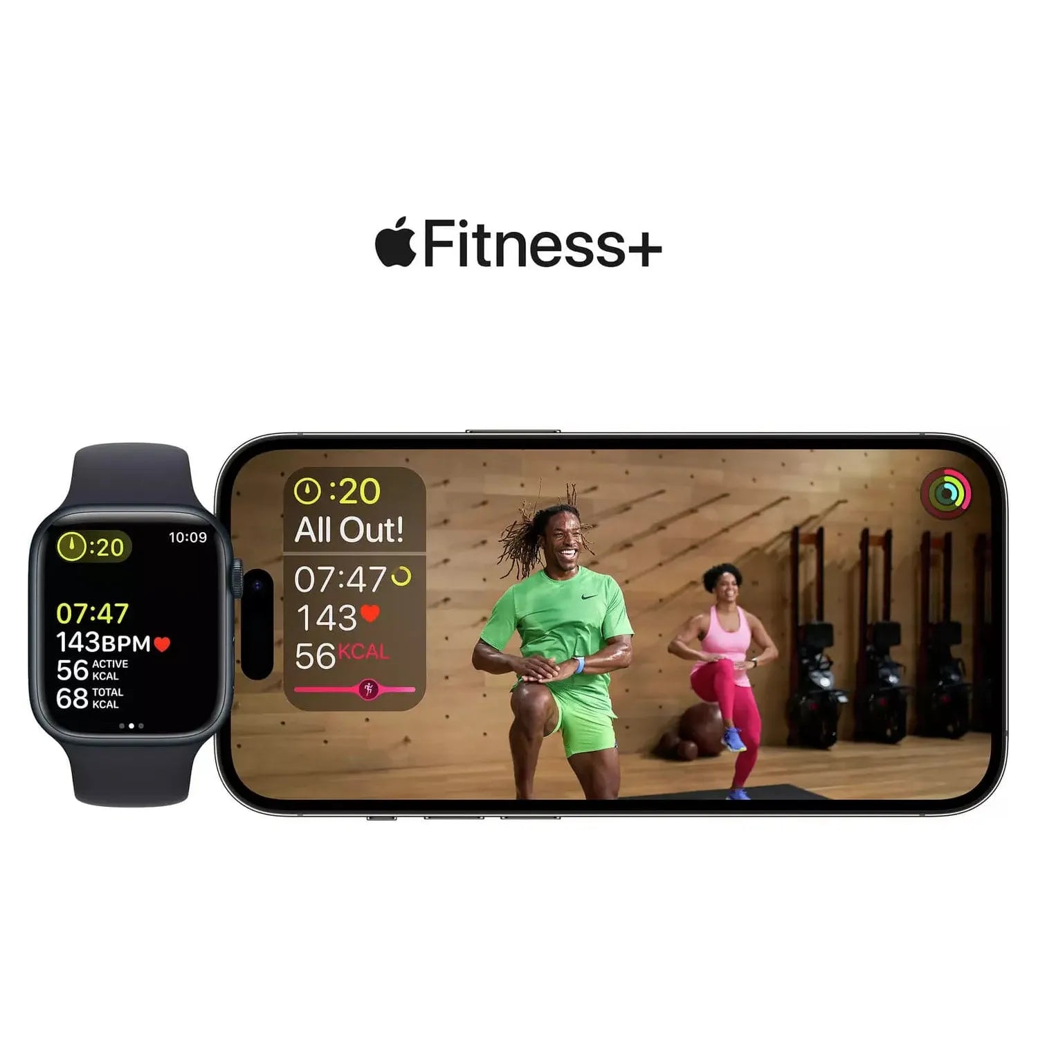 Apple Watch S8 Cellular 45mm Midnight Alu Case/Midnight Sport Band - MNK43B/A