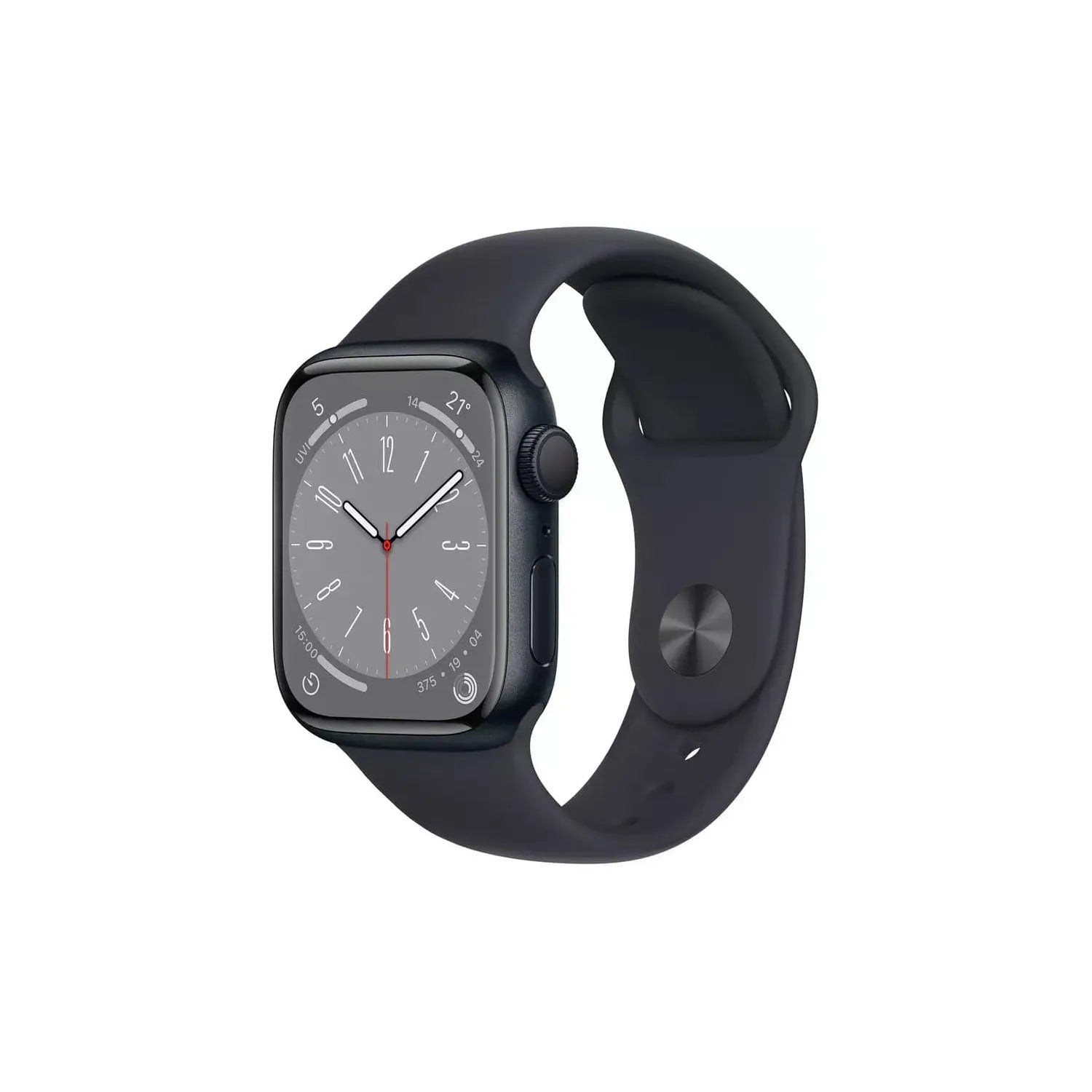 Apple,Apple Watch Series 8 GPS 41mm Midnight Alu Case/Midnight Sport Band - Gadcet.com