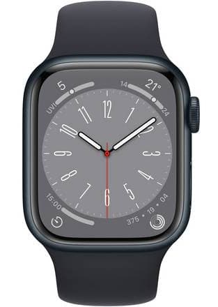 Apple,Apple Watch Series 8 GPS 41mm Midnight Alu Case/Midnight Sport Band - Gadcet.com