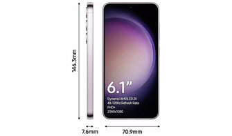 Samsung,Samsung Galaxy S23 5G 128GB Storage, 8GB RAM, Dual Sim - Lavender - Unlocked - Gadcet.com