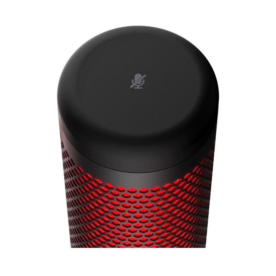 HP HyperX 4P5P6AA QuadCast – Standalone Microphone for streamers, content creators and gamers PC, PS4, and Mac Black