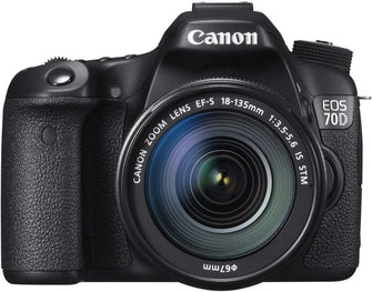 Buy Canon,Canon EOS 70D + 18-135mm f/3.5-5.6 IS STM Kit - Gadcet.com | UK | London | Scotland | Wales| Ireland | Near Me | Cheap | Pay In 3 | camera