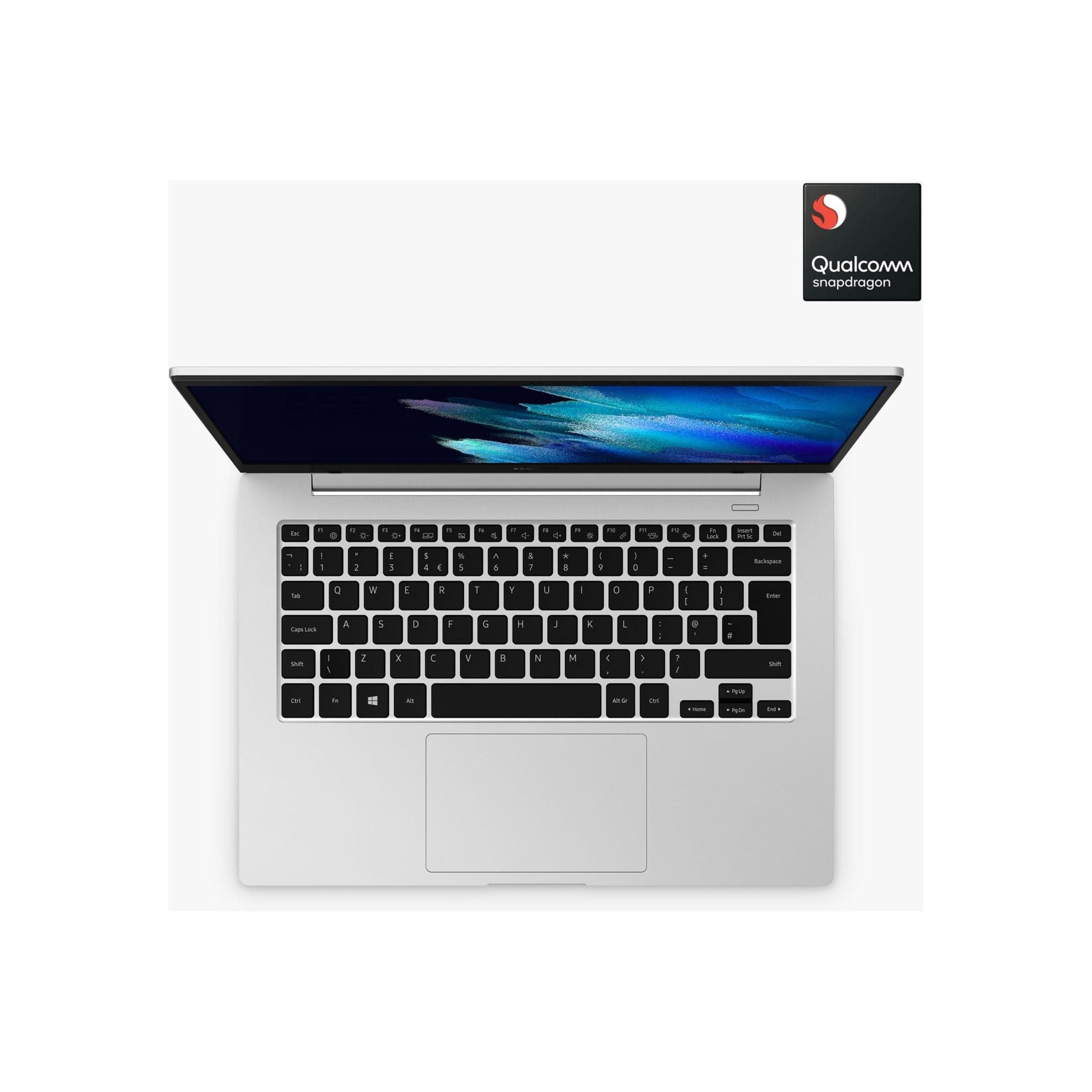 Samsung Galaxy Book Go SD 7C Gen2, @ 2.55GHz, 8GB RAM, 128GB SSD, Qualcomm Adreno(TM) 618GPU