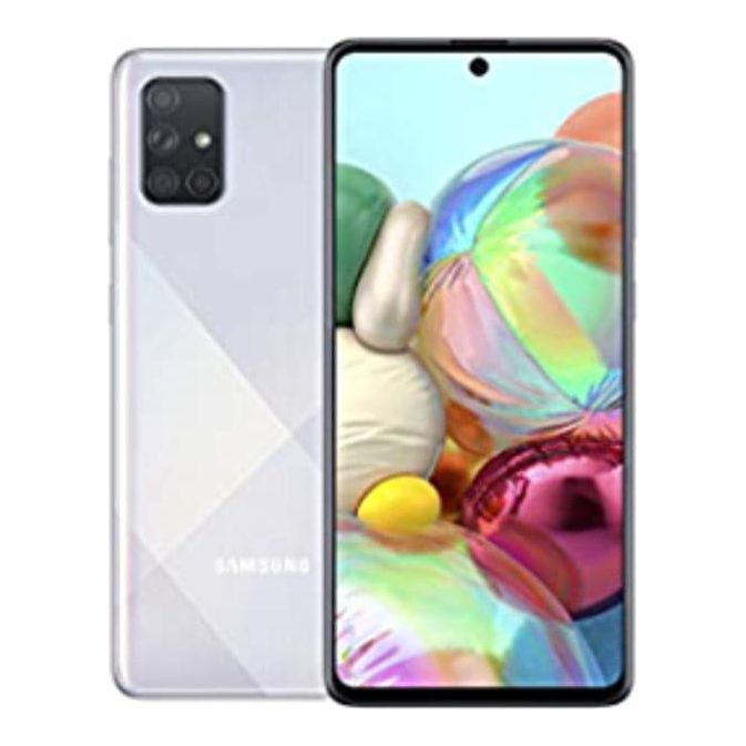Buy Samsung,Samsung Galaxy A71 Dual-SIM 128 GB - Prism Crush Silver - Gadcet.com | UK | London | Scotland | Wales| Ireland | Near Me | Cheap | Pay In 3 | Mobile Phone
