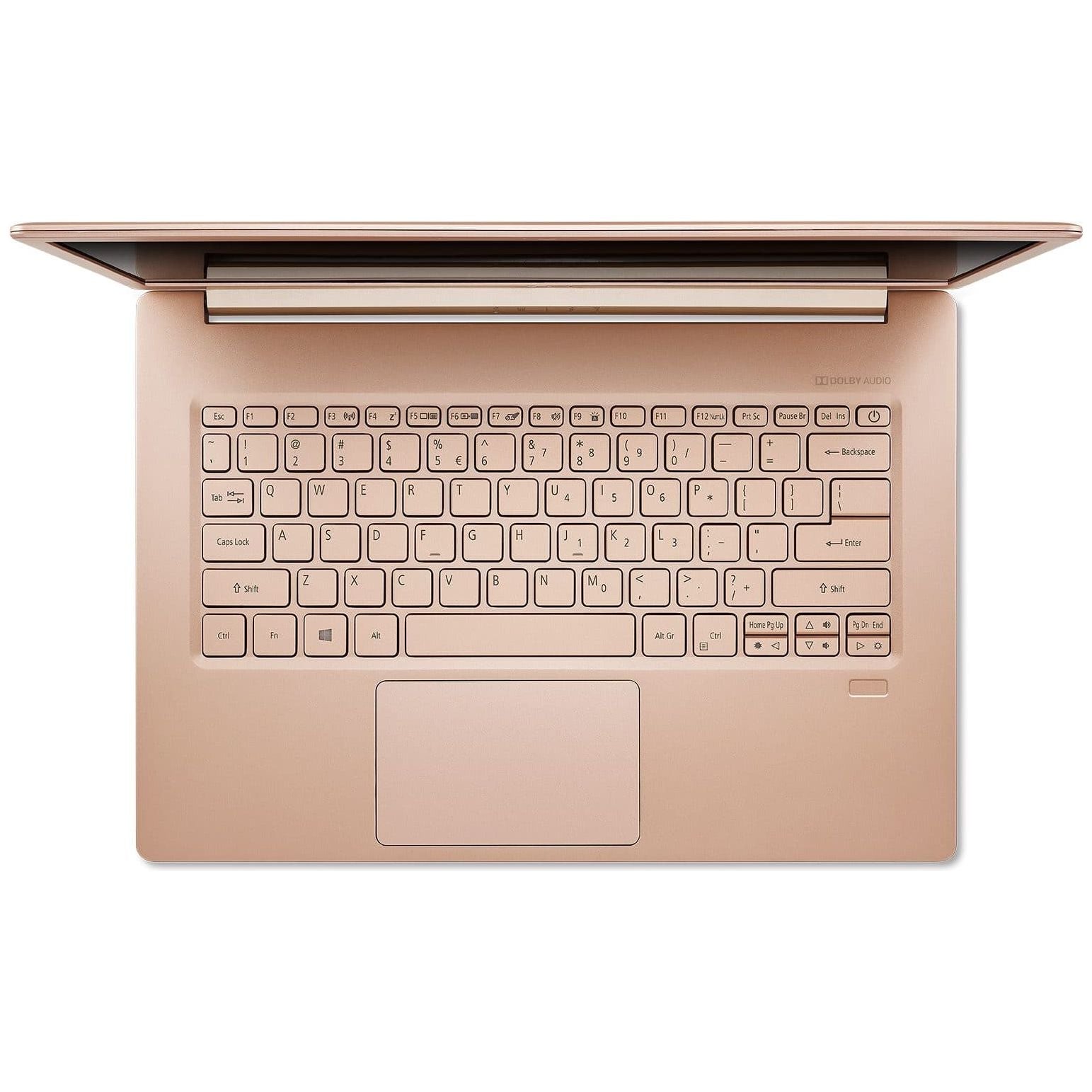 Acer,Acer Swift 5 SF514-52T Notebook Intel Core i5-8250U, 8GB RAM, 256GB SSD, 14" FHD IPS Multi-touch Display - Honey Gold - Gadcet.com