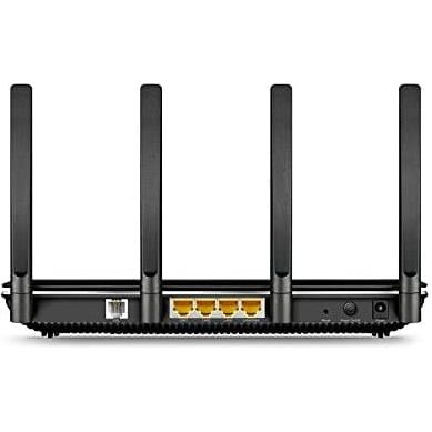 TP-Link,TP-Link AC2800 Wireless MU-MIMO VDSL/ADSL Modem Router, Dual-Band, Wi-Fi Speed Up To 2.8 Gbps+1GHz dual-core CPU, Versatile Connectivity, 4 x Gigabit Ports +2x 3.0 USB Port, Easy setup - Gadcet.com