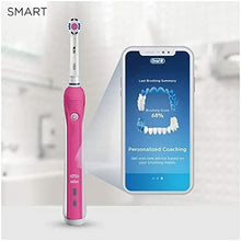 Oral-B Smart 4 4000 3D White Electric Toothbrush Rechargeable - Pink