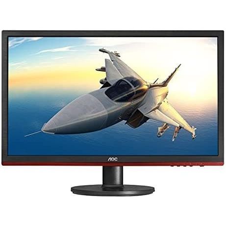 AOC Monitor 24 Class Full HD 1920x1080 Gaming 1ms 144Hz 80M:1 350 cd/m2 Brightness VGA DVI-D HDMI Display Port G2460FQ