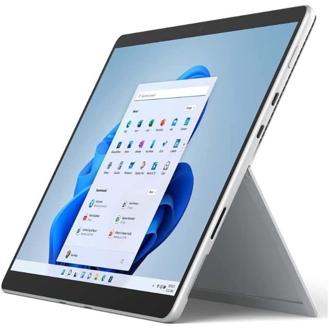 Microsoft Surface Pro 8 - 13 Inch 2-in-1 Tablet PC - Silver - Intel Core i7, 16GB RAM, 256GB SSD - Windows 11 Home - Gadcet.com