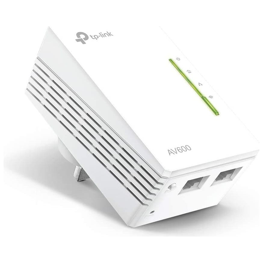 TP-Link TL-WPA4220 2-Port Add-On Powerline Adapter, WiFi Booster/Hotspot