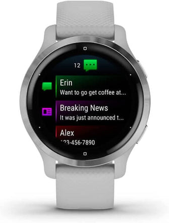 Buy Garmin,Garmin Venu 2S Smaller-sized GPS smartwatch with all-day health monitoring, Silver Bezel with Mist Grey Case and Silicone Band - Gadcet.com | UK | London | Scotland | Wales| Ireland | Near Me | Cheap | Pay In 3 | Watches