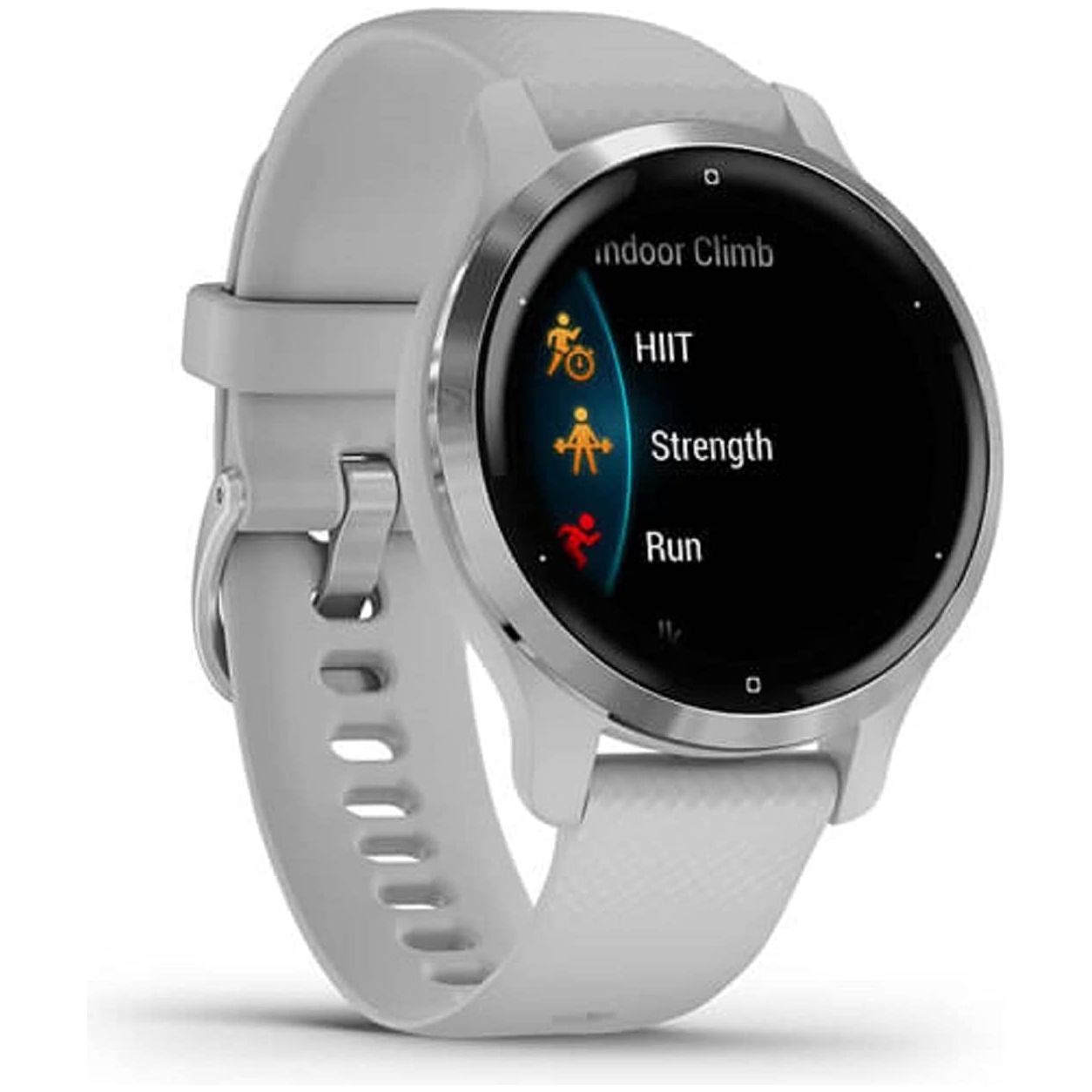 Buy Garmin,Garmin Venu 2S Smaller-sized GPS smartwatch with all-day health monitoring, Silver Bezel with Mist Grey Case and Silicone Band - Gadcet.com | UK | London | Scotland | Wales| Ireland | Near Me | Cheap | Pay In 3 | Watches
