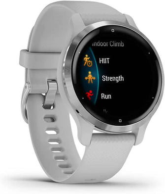 Buy Garmin,Garmin Venu 2S Smaller-sized GPS smartwatch with all-day health monitoring, Silver Bezel with Mist Grey Case and Silicone Band - Gadcet.com | UK | London | Scotland | Wales| Ireland | Near Me | Cheap | Pay In 3 | Watches