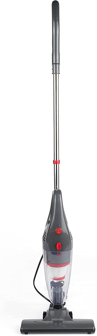 Gadcet.com,Beldray BEL0770N-GRY 2-in-1 Multifunctional Stick & Handheld Vacuum Cleaner, Lightweight Vac, Multi-Surface Upright Vac, Bagless, HEPA Filter, 1 L Dust Tank, 600 W, Crevice/Brush Tool, Grey - Gadcet.com